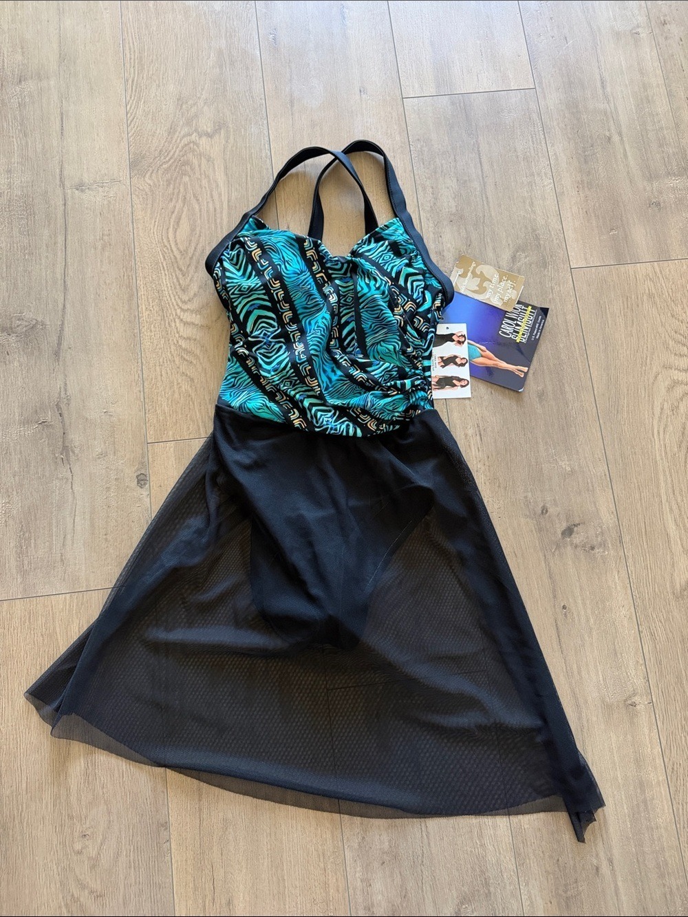 NEW Soft Surroundings Carol Wior Swim Dress Size 6 Resortwear Vacation Cruise